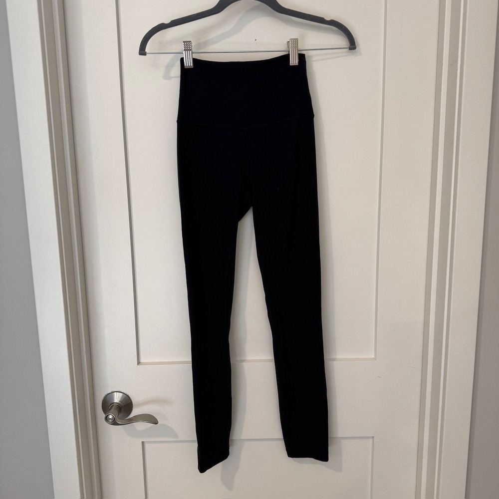 Lululemon High Rise Leggings Black Size 2 25 Inch Inseam Pants